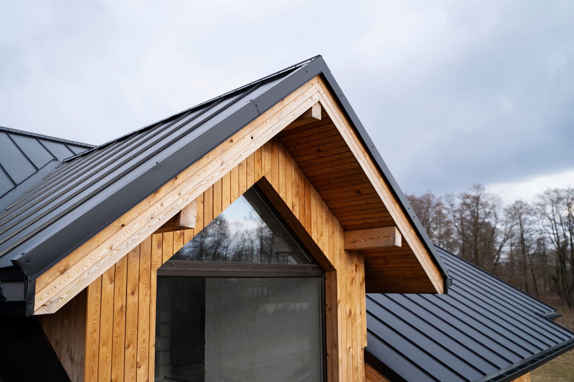 House with metal roof